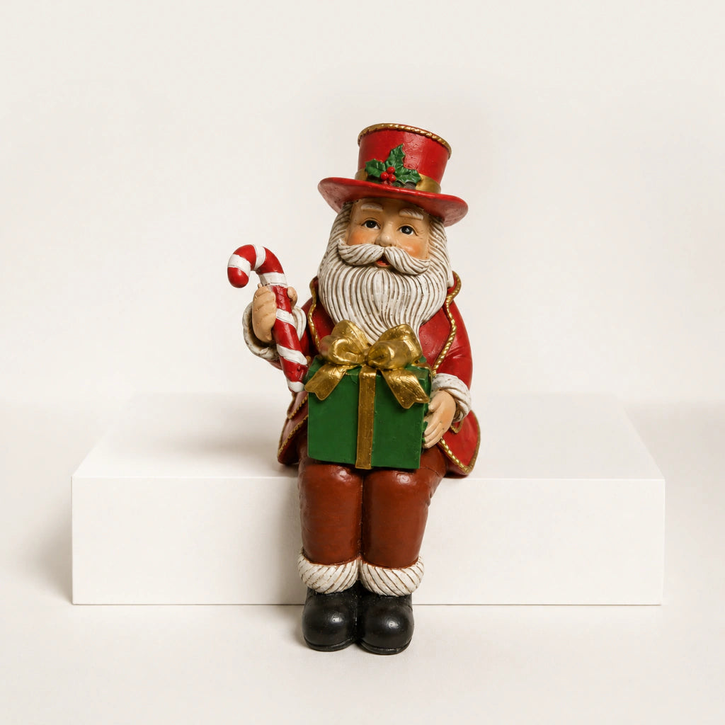 Resin Santa Claus 16cm Red and Green (Pre-order 2026)