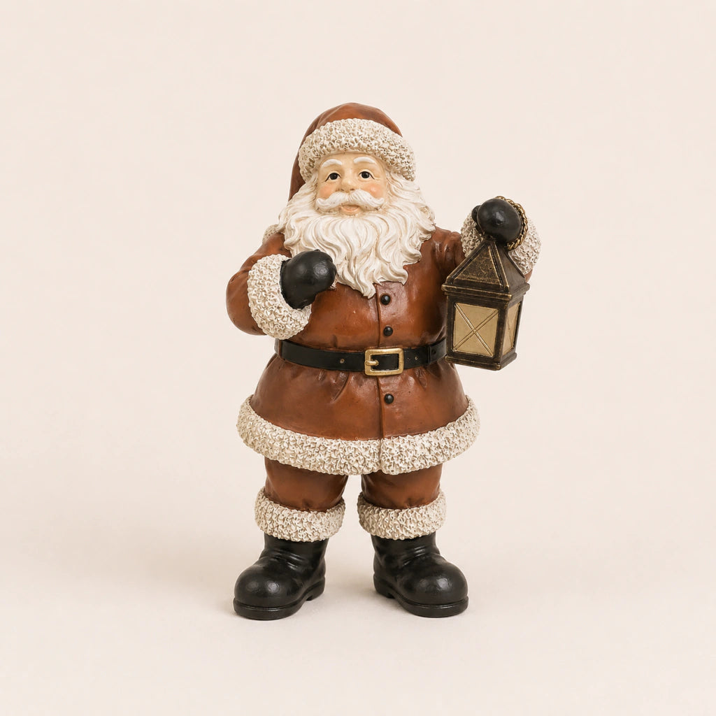 Resin Santa Claus with Lantern - 17 cm (Pre-order 2026)