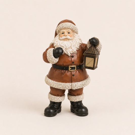 Resin Santa Claus with Lantern - 17 cm (Pre-order 2026)