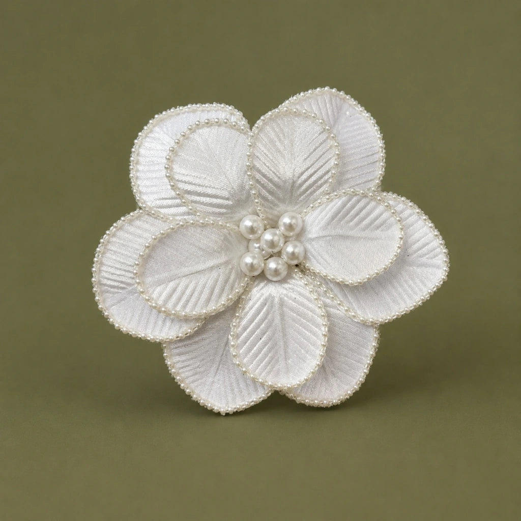 Pearl White Christmas Flower - 36 cm