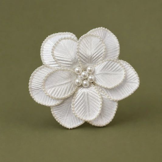 Pearl White Christmas Flower - 36 cm