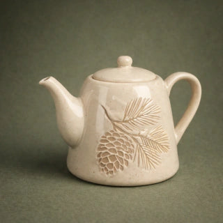 Decorative Christmas Teapot 14.5cm