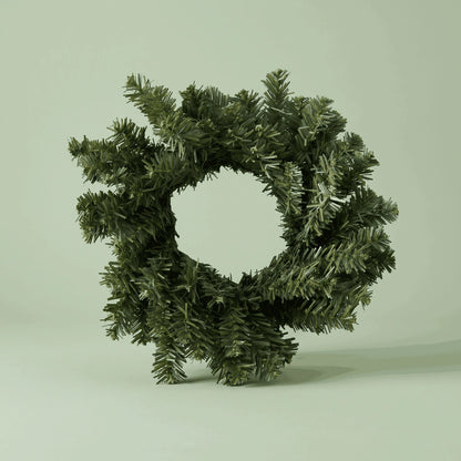 Mini Wired Christmas Wreath 25cm