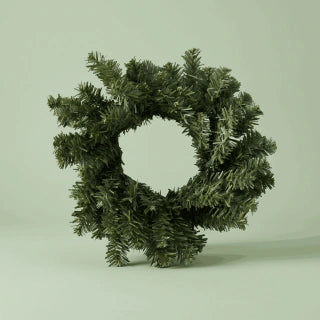 Mini Wired Christmas Wreath 25cm