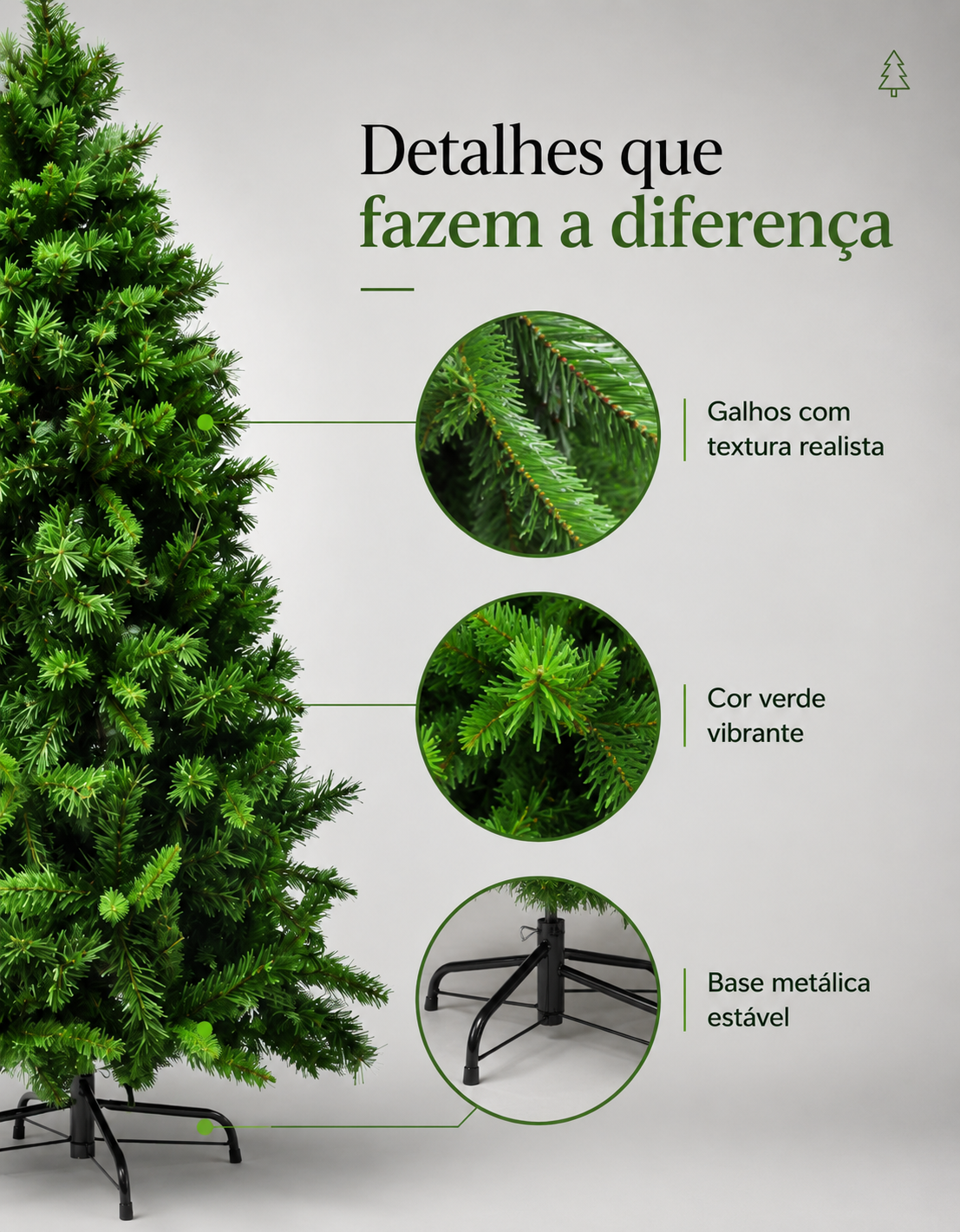 Montreal Traditional Christmas Tree 1.50m 448 Tips Green