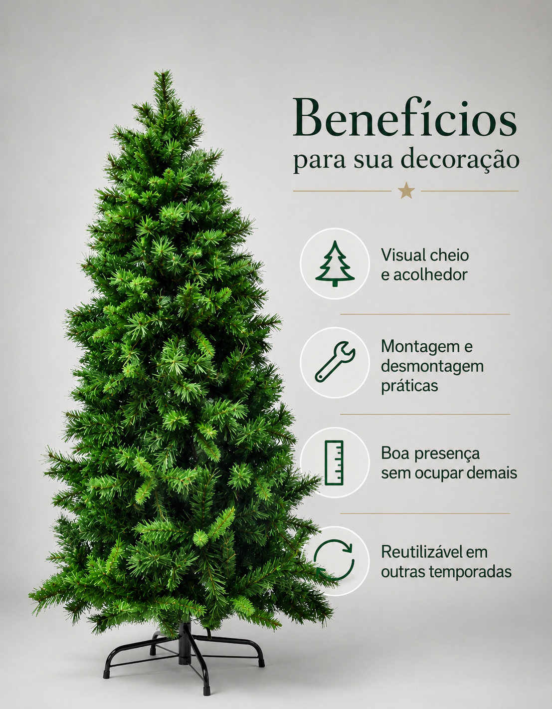 Montreal Traditional Christmas Tree 1.50m 448 Tips Green