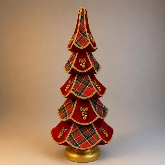 Red Mini Christmas Tree 77cm