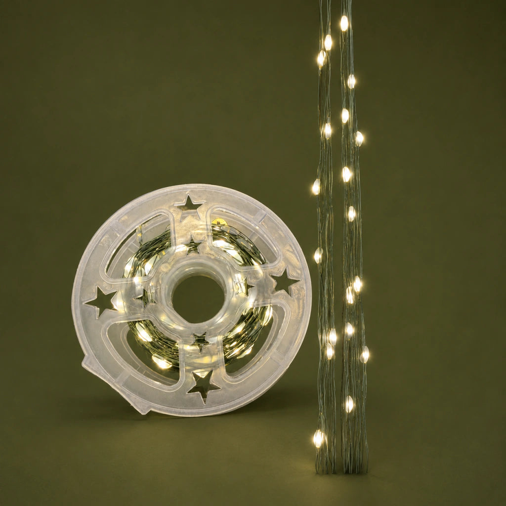 Warm White LED Fairy Lights 8 Modes 50m 500 LEDs Dual Voltage (Pre-order 2026)