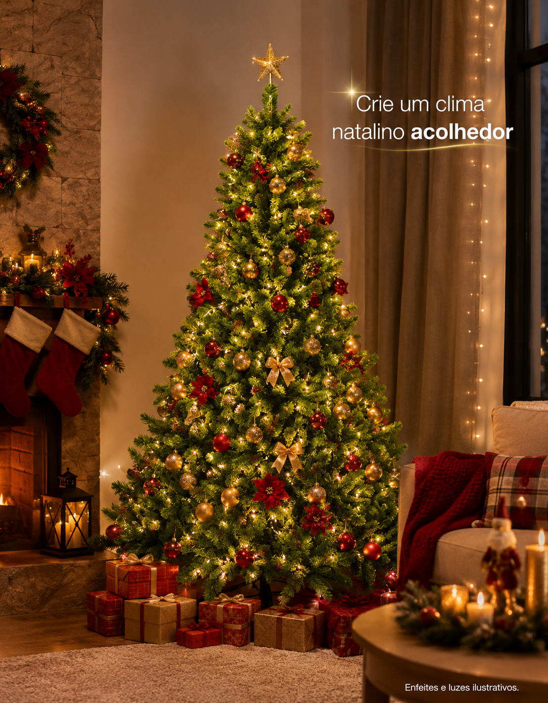 Imperial Traditional Christmas Tree 2.10m 858 Tips Green