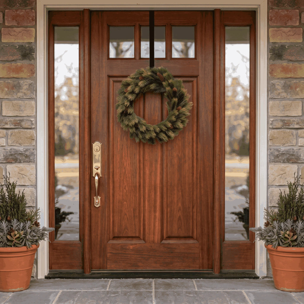 Pine Cone Christmas Wreath 44 cm