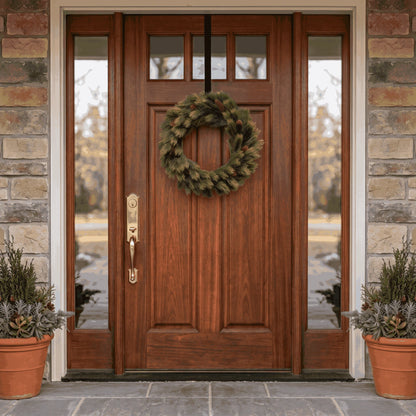Pine Cone Christmas Wreath 44 cm