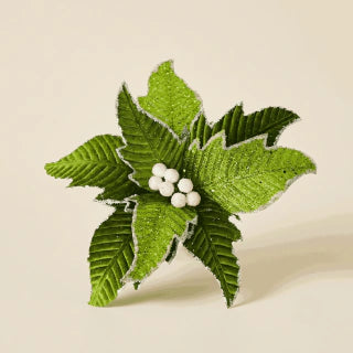 Green Christmas Flower - 33cm - 8 Petals