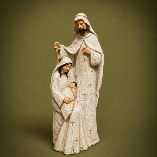 Resin Holy Family 24cm Off-White (Pre-order 2026)