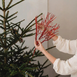 Red Christmas Branch Pick 72 cm