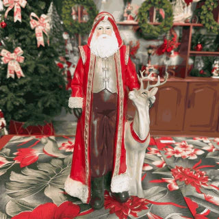 Resin Santa Claus Figurine - 39 cm