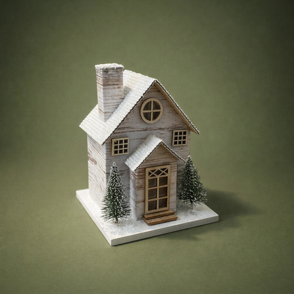 LED Christmas House 10x9x14cm