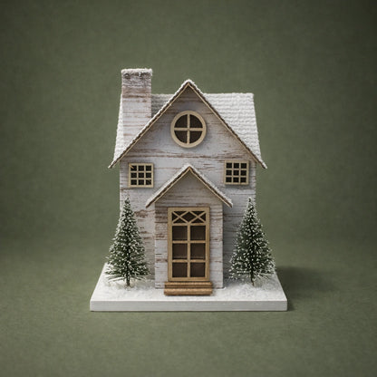 LED Christmas House 10x9x14cm