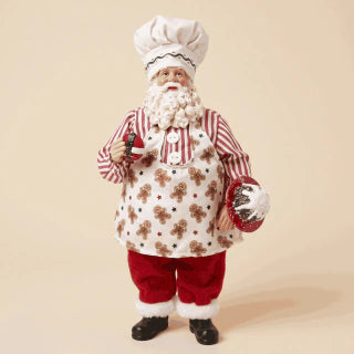 Collectible Chef Santa Claus 30cm