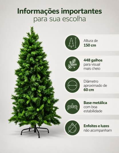Montreal Traditional Christmas Tree 1.50m 448 Tips Green