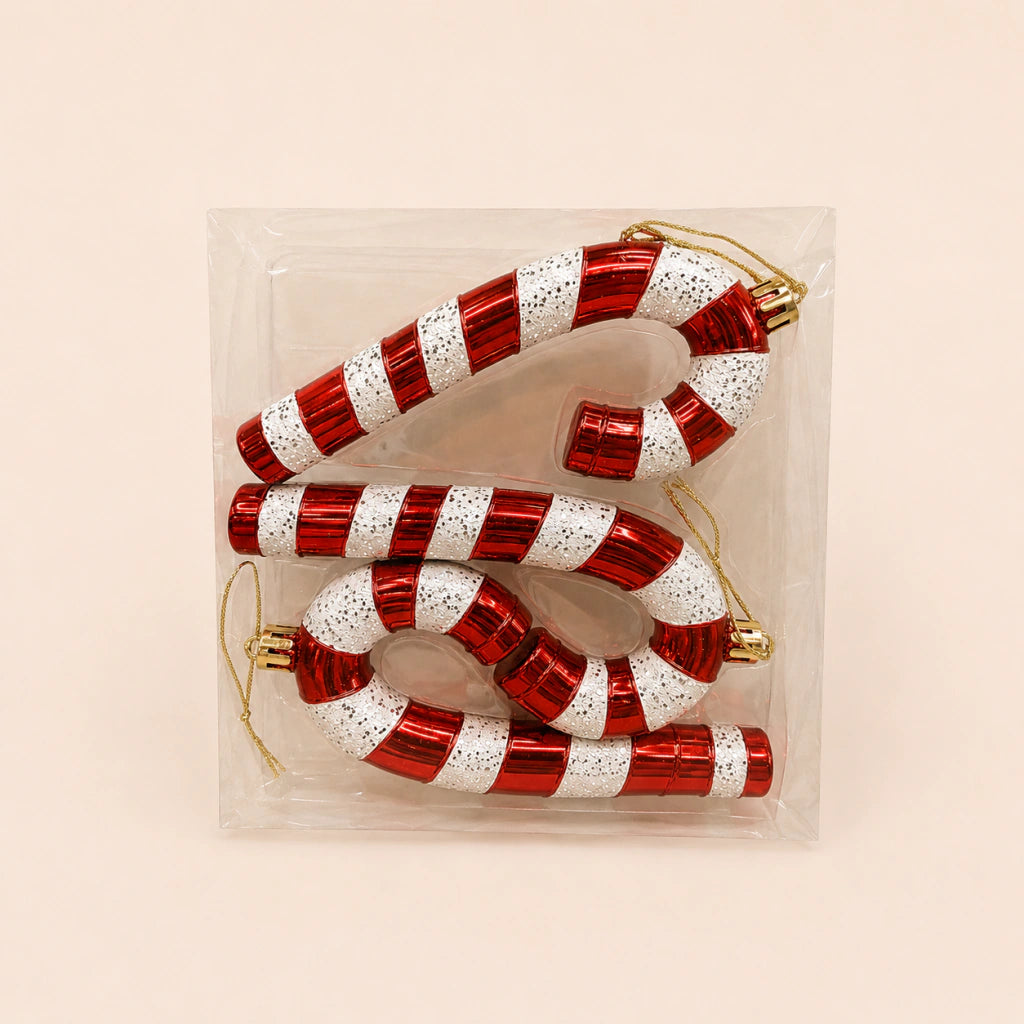 Candy Cane Hanging Ornament 14cm Set of 3 (Pre-order 2026)