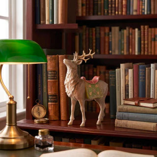 Brown Resin Reindeer 23cm