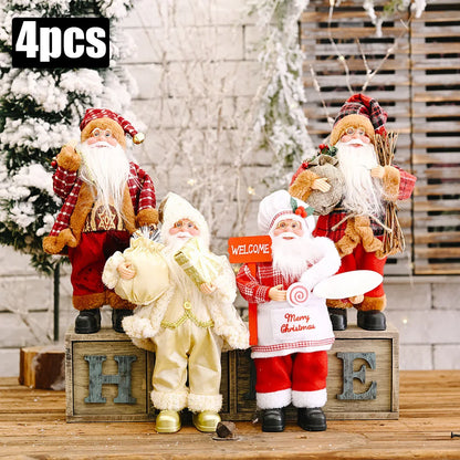 Plush Santa Claus Doll - 30 cm Christmas Figure