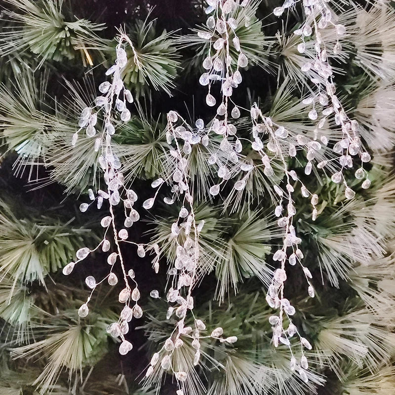 Acrylic Crystal Bead Hanging Ornaments - 35 cm, Set of 5
