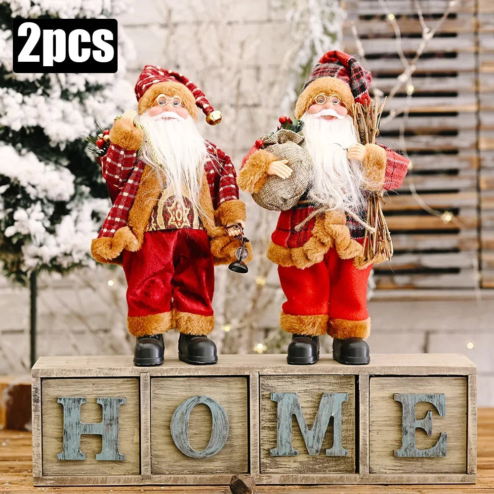 Plush Santa Claus Doll - 30 cm Christmas Figure