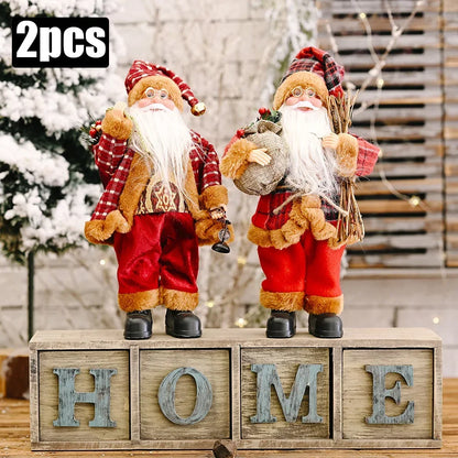 Plush Santa Claus Doll - 30 cm Christmas Figure