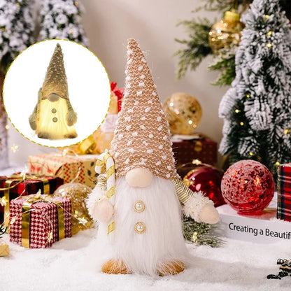 Light-Up Christmas Gnome - 30 cm Faceless Nordic Gnome