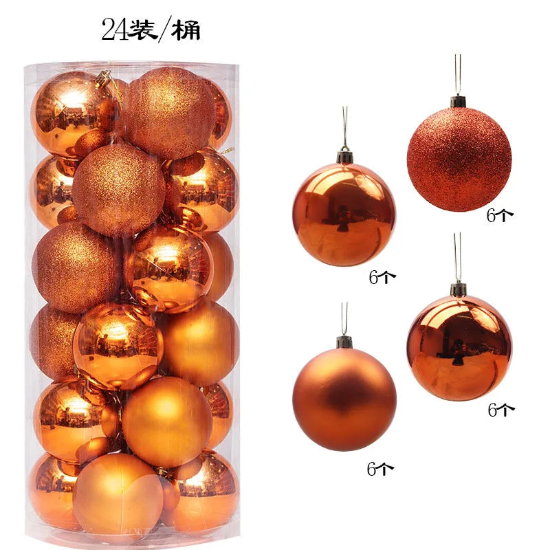 Mini Christmas Ball Ornaments Set - 3 cm, 24 or 36 Pieces
