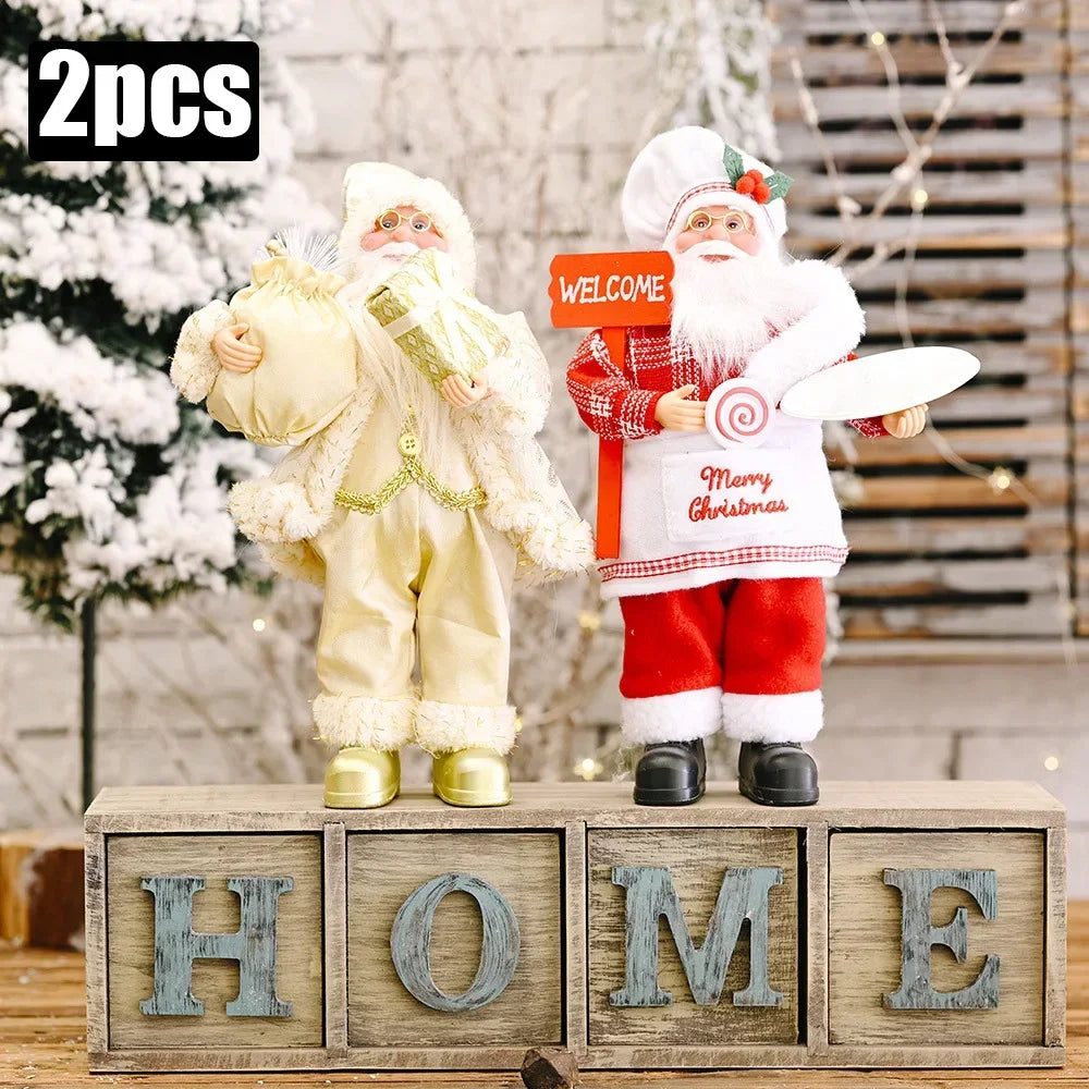 Plush Santa Claus Doll - 30 cm Christmas Figure