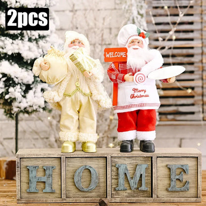 Plush Santa Claus Doll - 30 cm Christmas Figure