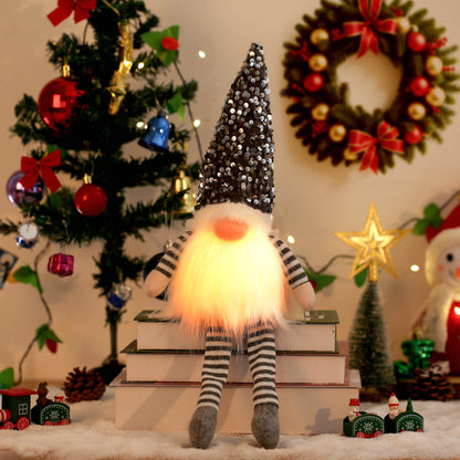 Light-Up Christmas Gnome - 30 cm Faceless Nordic Gnome