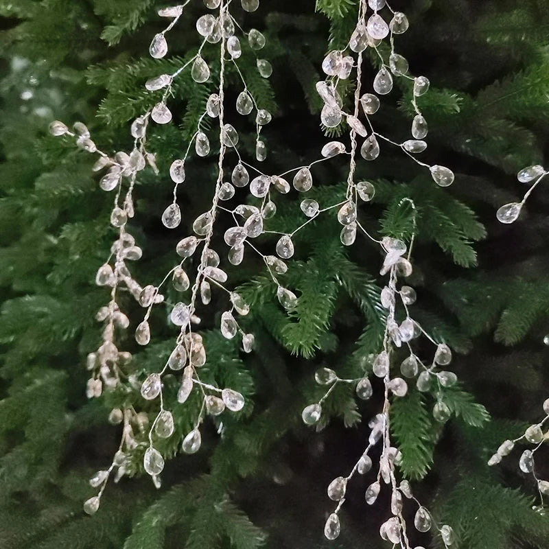 Acrylic Crystal Bead Hanging Ornaments - 35 cm, Set of 5