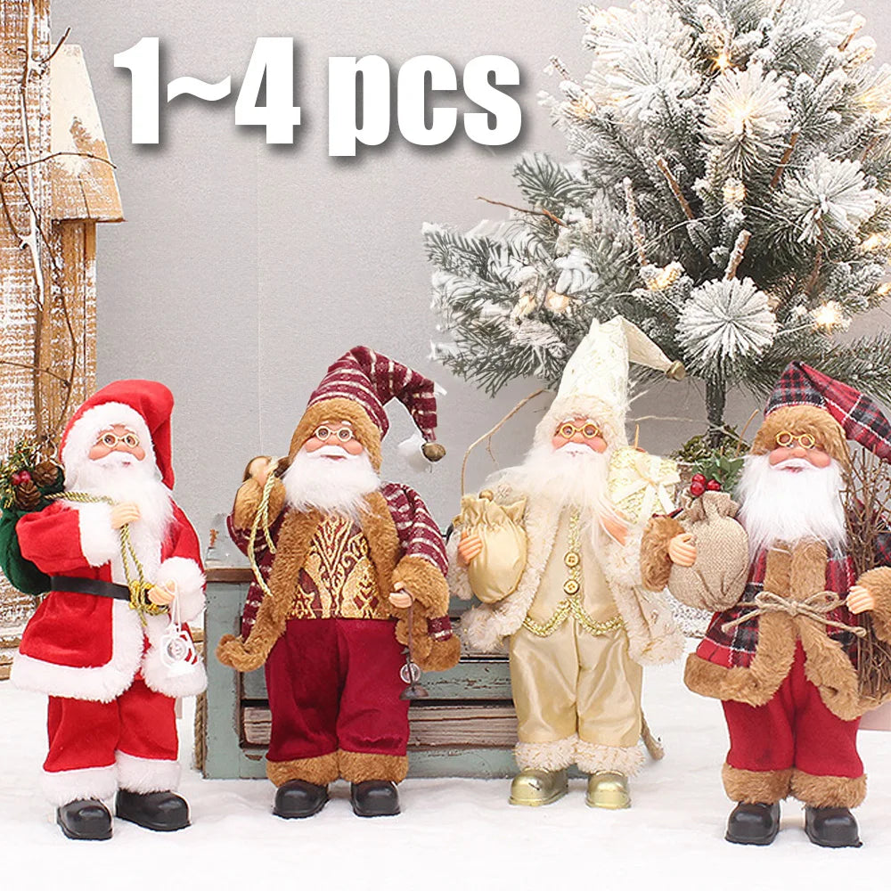 Plush Santa Claus Doll - 30 cm Christmas Figure