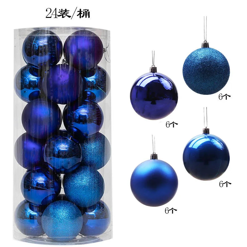 Mini Christmas Ball Ornaments Set - 3 cm, 24 or 36 Pieces