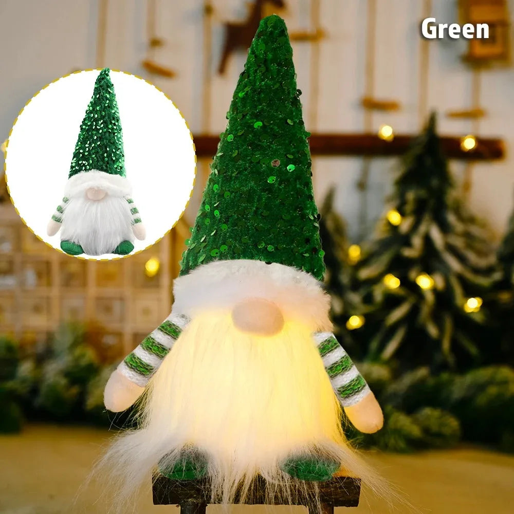 Light-Up Christmas Gnome - 30 cm Faceless Nordic Gnome