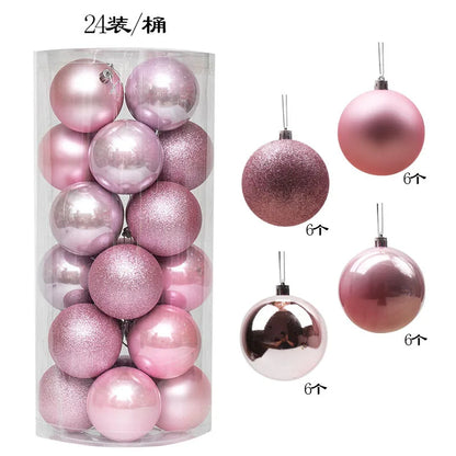 Mini Christmas Ball Ornaments Set - 3 cm, 24 or 36 Pieces