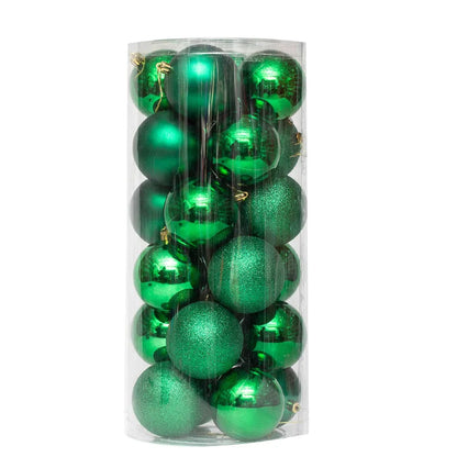Mini Christmas Ball Ornaments Set - 3 cm, 24 or 36 Pieces