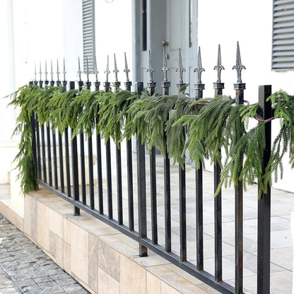 Norfolk Pine Christmas Garland with Lights - Mantel & Staircase