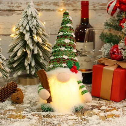 Light-Up Christmas Gnome - 30 cm Faceless Nordic Gnome