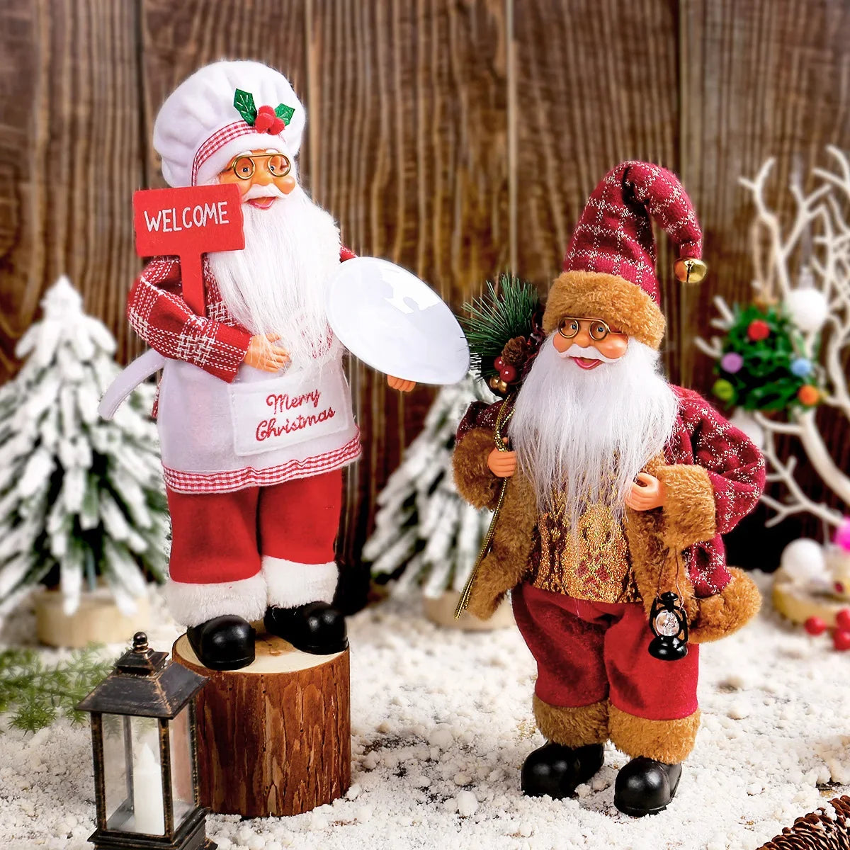 Plush Santa Claus Doll - 30 cm Christmas Figure