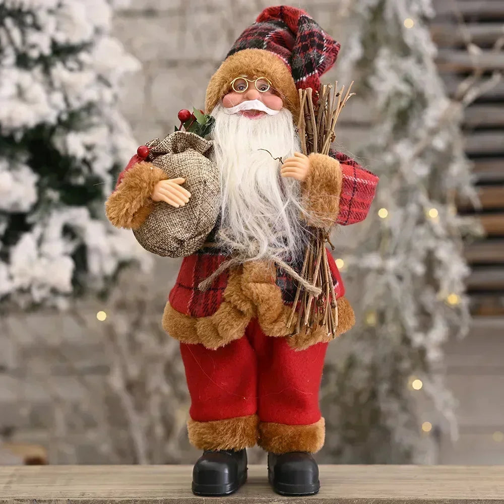 Plush Santa Claus Doll - 30 cm Christmas Figure