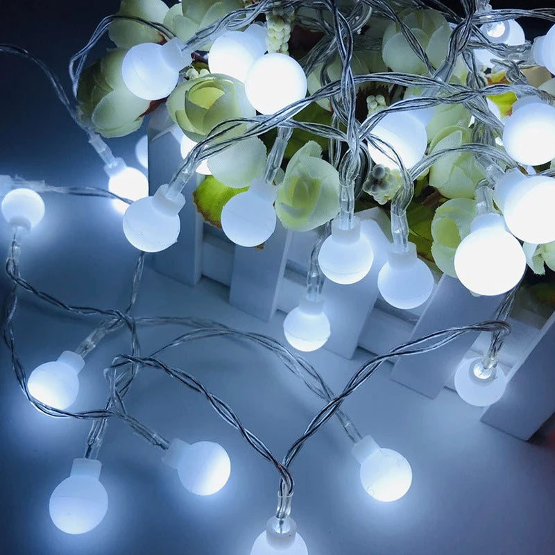 Globe Ball Fairy String Lights - USB or Battery, Indoor & Outdoor