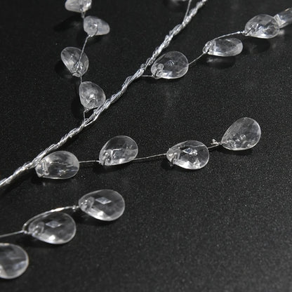 Acrylic Crystal Bead Hanging Ornaments - 35 cm, Set of 5