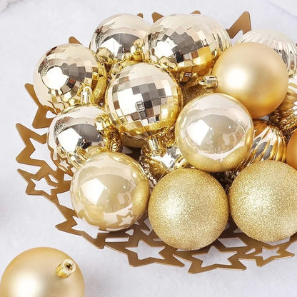 Mini Christmas Ball Ornaments Set - 3 cm, 24 or 36 Pieces