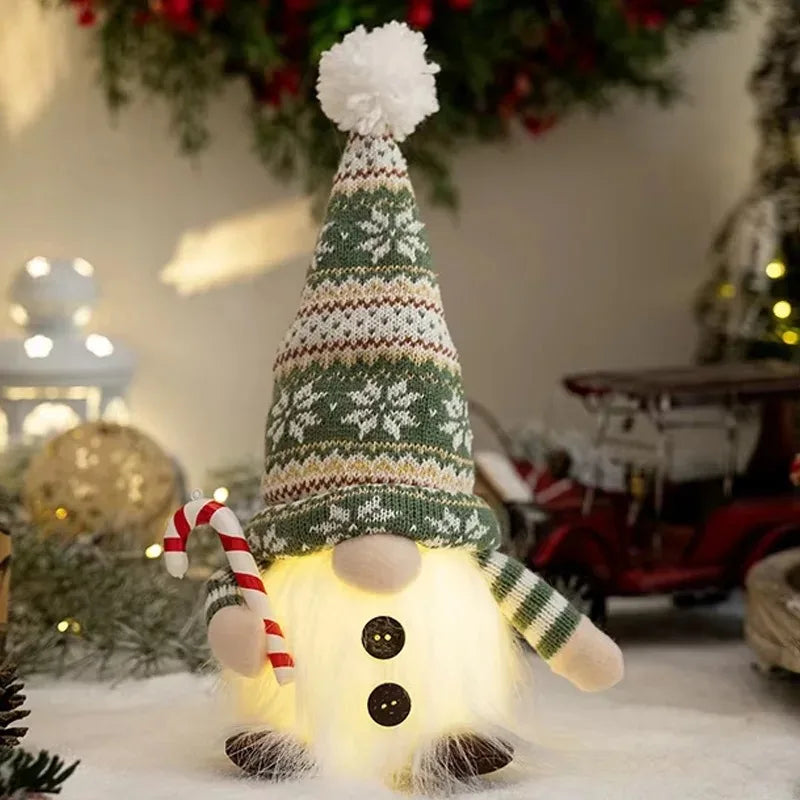 Light-Up Christmas Gnome - 30 cm Faceless Nordic Gnome
