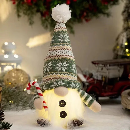 Light-Up Christmas Gnome - 30 cm Faceless Nordic Gnome