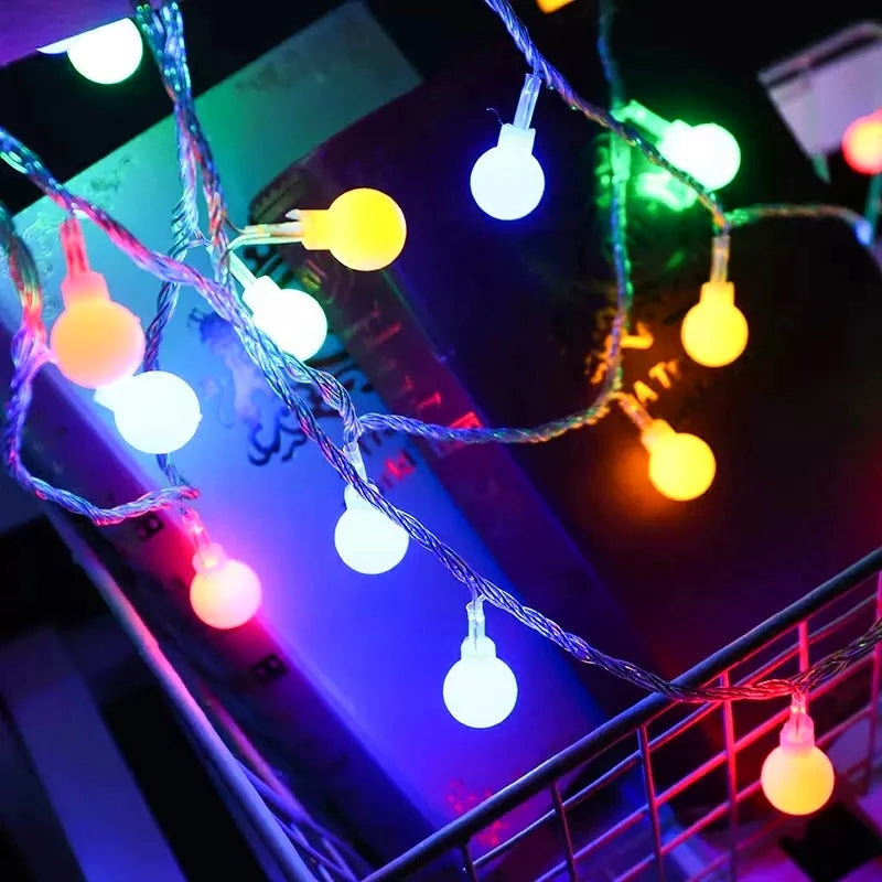 Globe Ball Fairy String Lights - USB or Battery, Indoor & Outdoor